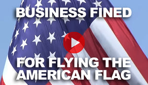 Business fined for flying American Flag