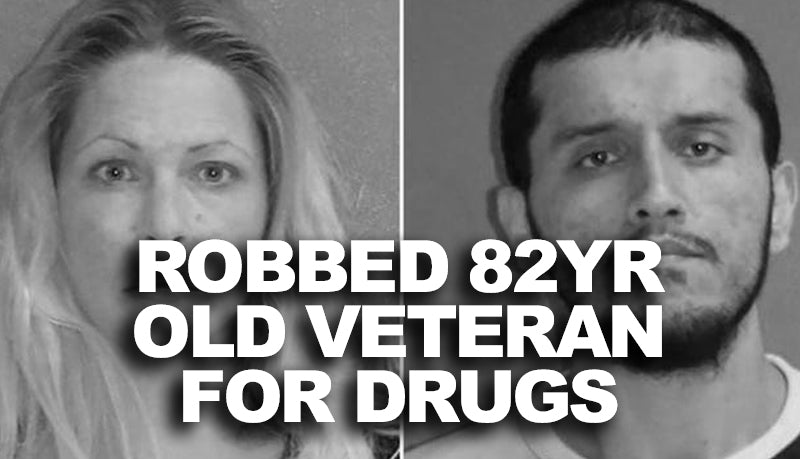 Couple Robs 82 Year Old Veteran For Drugs - Now he's suicidal