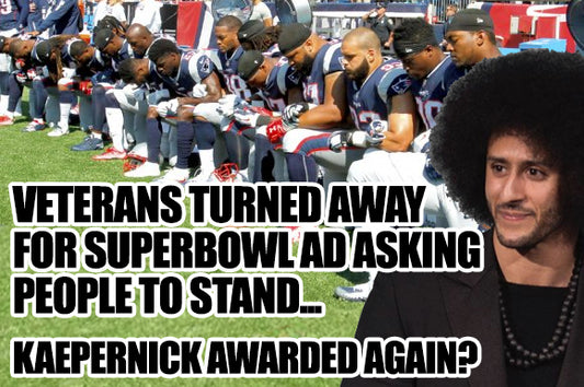 VETERANS TURNED AWAY FOR SUPERBOWL AD