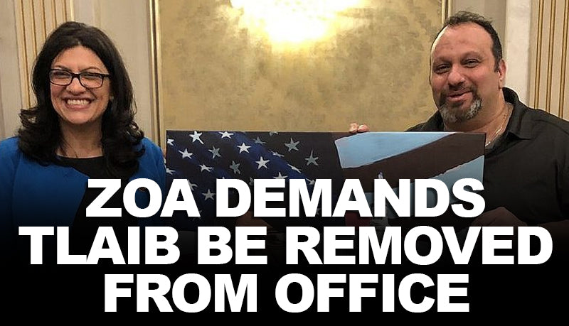 ZOA Demands Rashida Tlaib be Removed from office