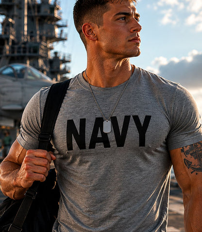 Navy PT Shirt