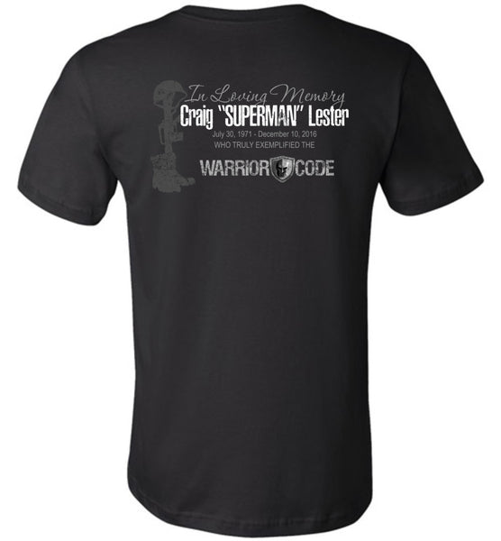 Craig "Superman" Lester Memorial Shirt - Warrior Code