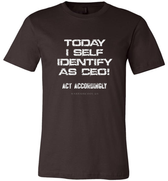 Self Identify as CEO - Warrior Code