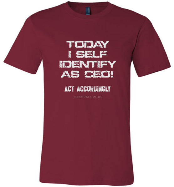 Self Identify as CEO - Warrior Code