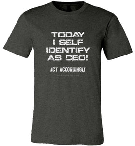 Self Identify as CEO - Warrior Code