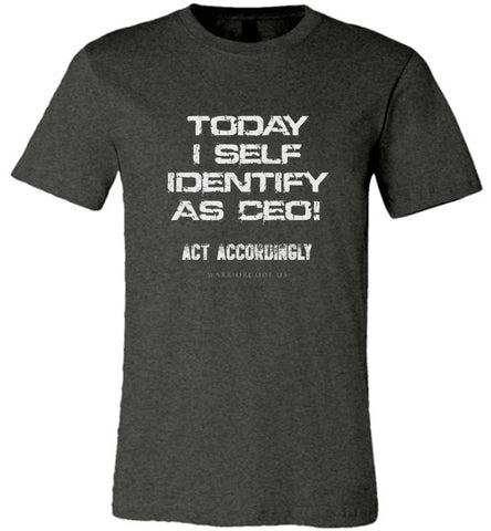 Self Identify as CEO - Warrior Code