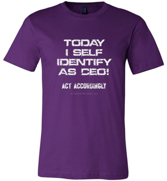 Self Identify as CEO - Warrior Code