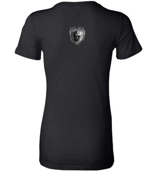 Proud Navy Mom in Pink Ladies Shirt - Warrior Code