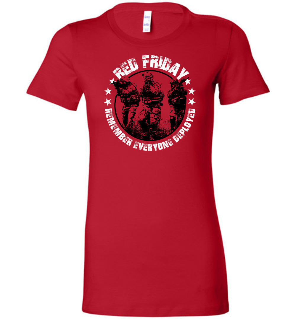 RED Friday Ladies Tee Shirt - Warrior Code