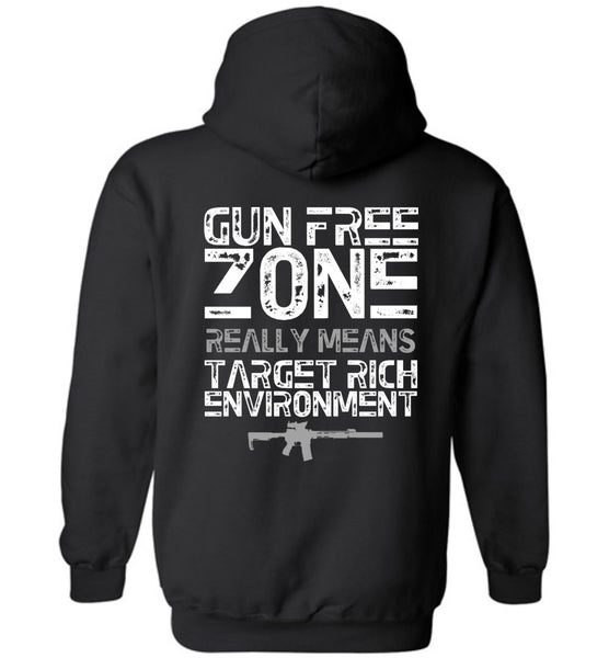 Gun Free Zone Hoodie - Warrior Code