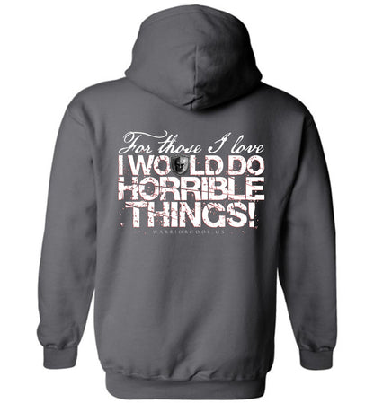 Horrible Things Hoodie - Warrior Code
