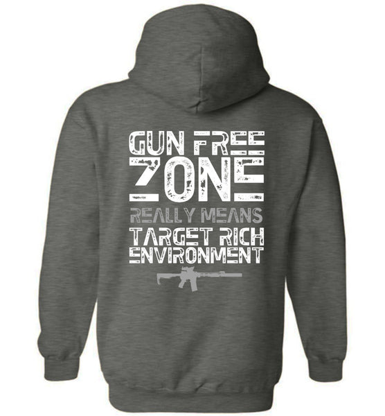 Gun Free Zone Hoodie - Warrior Code
