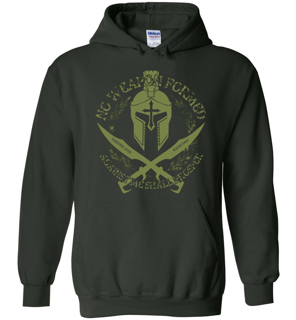 No Weapon Formed Hoodie - Warrior Code