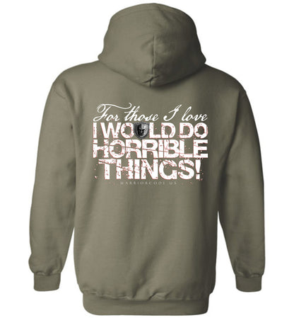 Horrible Things Hoodie - Warrior Code
