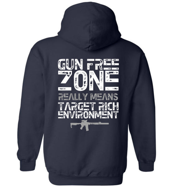 Gun Free Zone Hoodie - Warrior Code