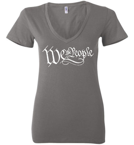 We The People Deep Ladies Deep Vneck - Warrior Code