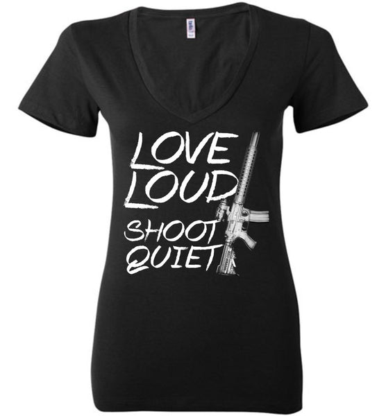 Love Loud Shoot Quiet (Ladies) - Warrior Code
