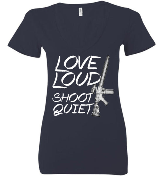 Love Loud Shoot Quiet (Ladies) - Warrior Code