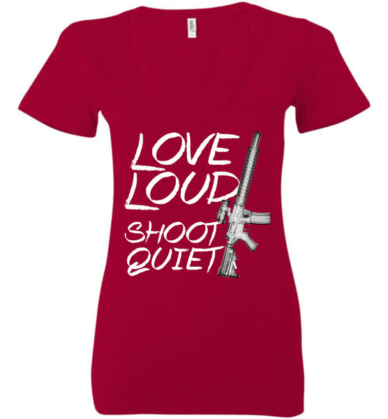 Love Loud Shoot Quiet (Ladies) - Warrior Code