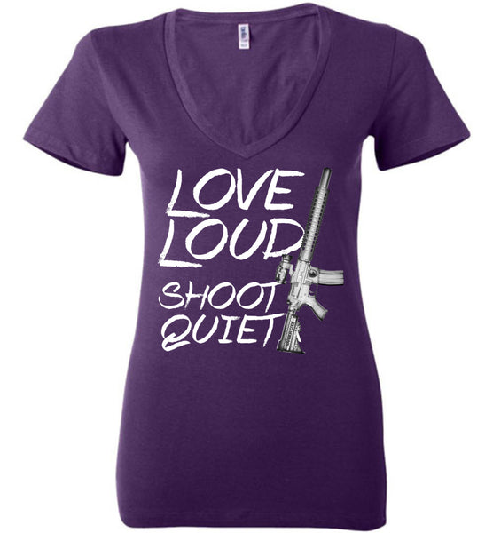 Love Loud Shoot Quiet (Ladies) - Warrior Code