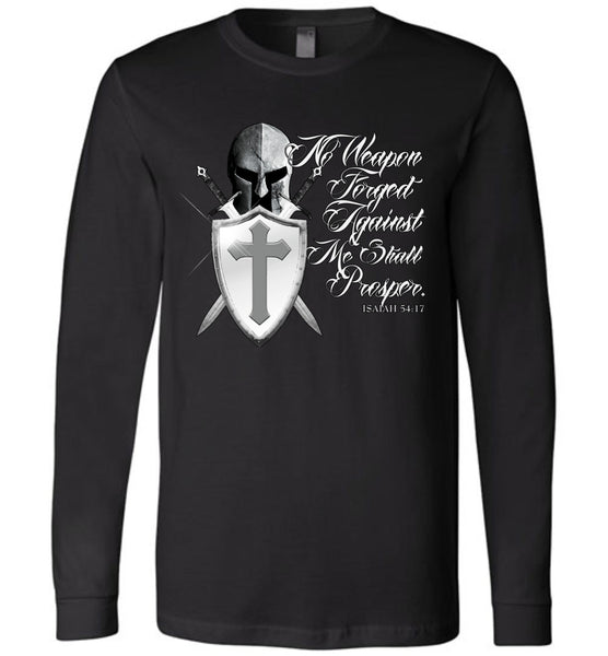 No Weapon Forged Long Sleeve - Warrior Code