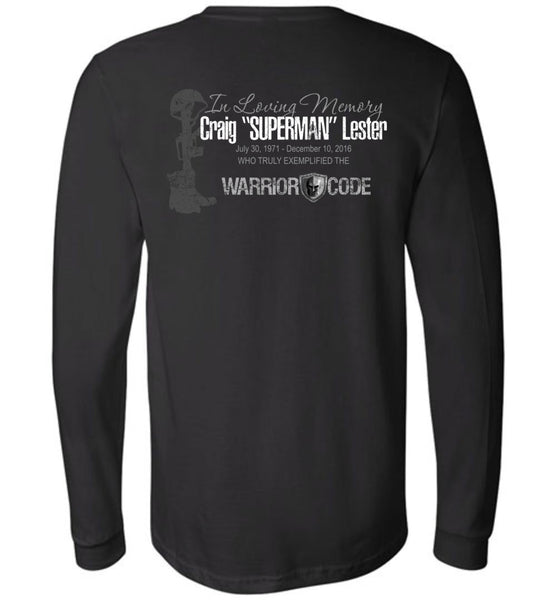Craig "Superman" Lester Memorial Shirt - Warrior Code