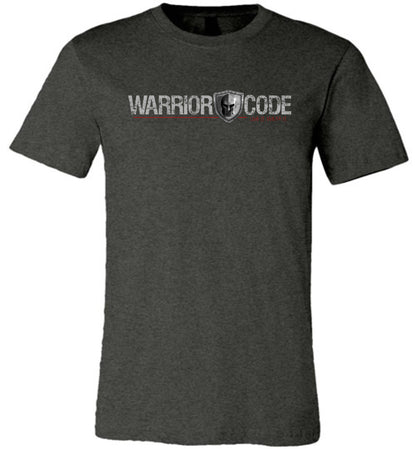 Warrior Code Logo and Shield TShirt - Warrior Code
