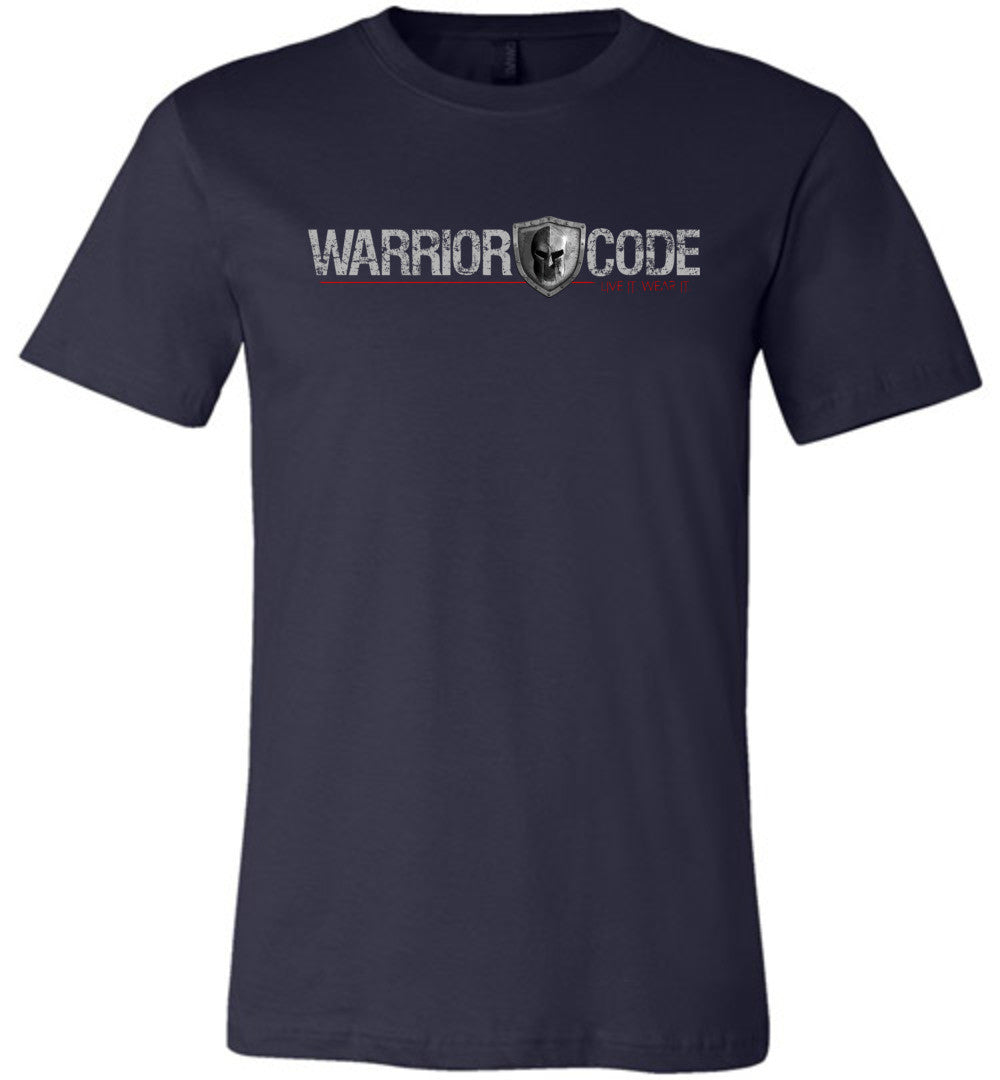Warrior Code Logo and Shield TShirt - Warrior Code