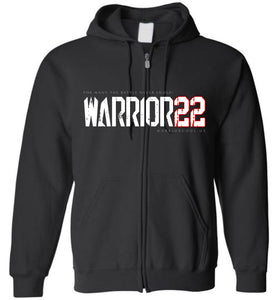 Warrior22 Zip Hoodie - Warrior Code