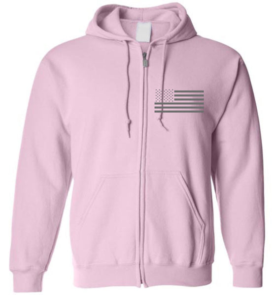 American Flag Zip Hoodie