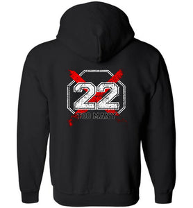 22 Too Many Hoodie - Warrior Code