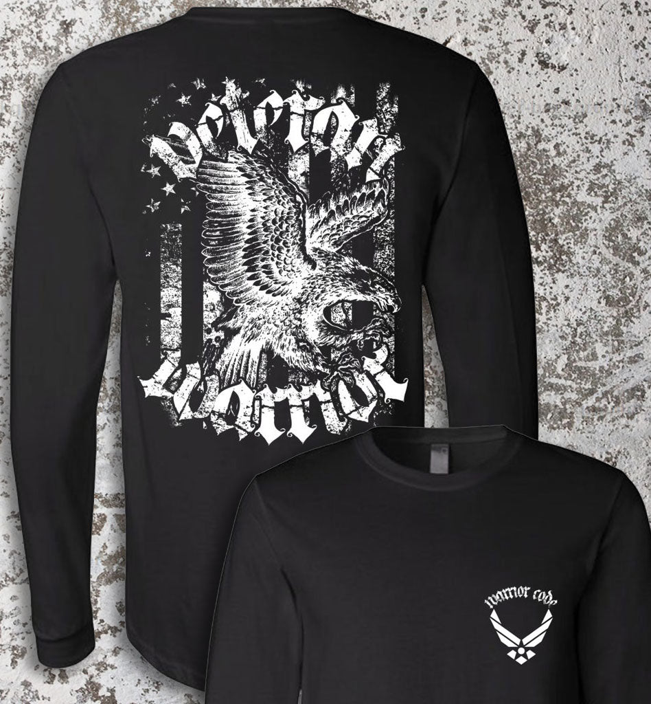 USAF Veteran Warrior Long Sleeve - Warrior Code