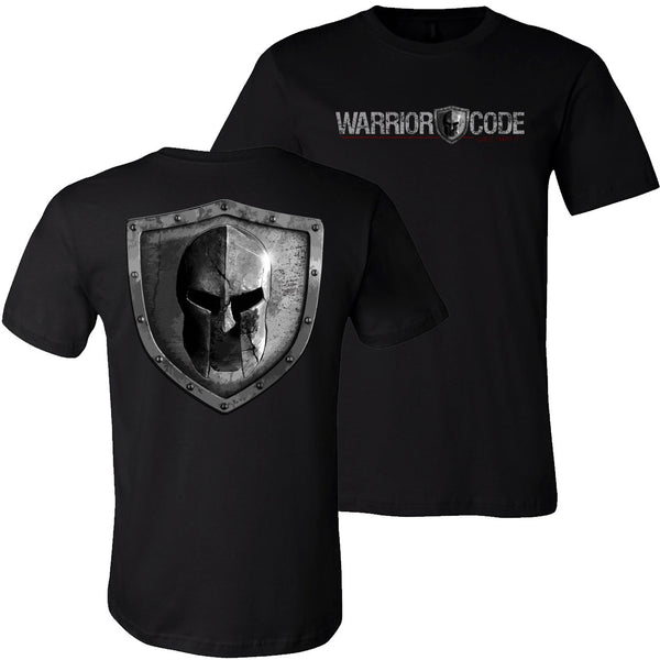 Warrior Code Logo and Shield TShirt - Warrior Code
